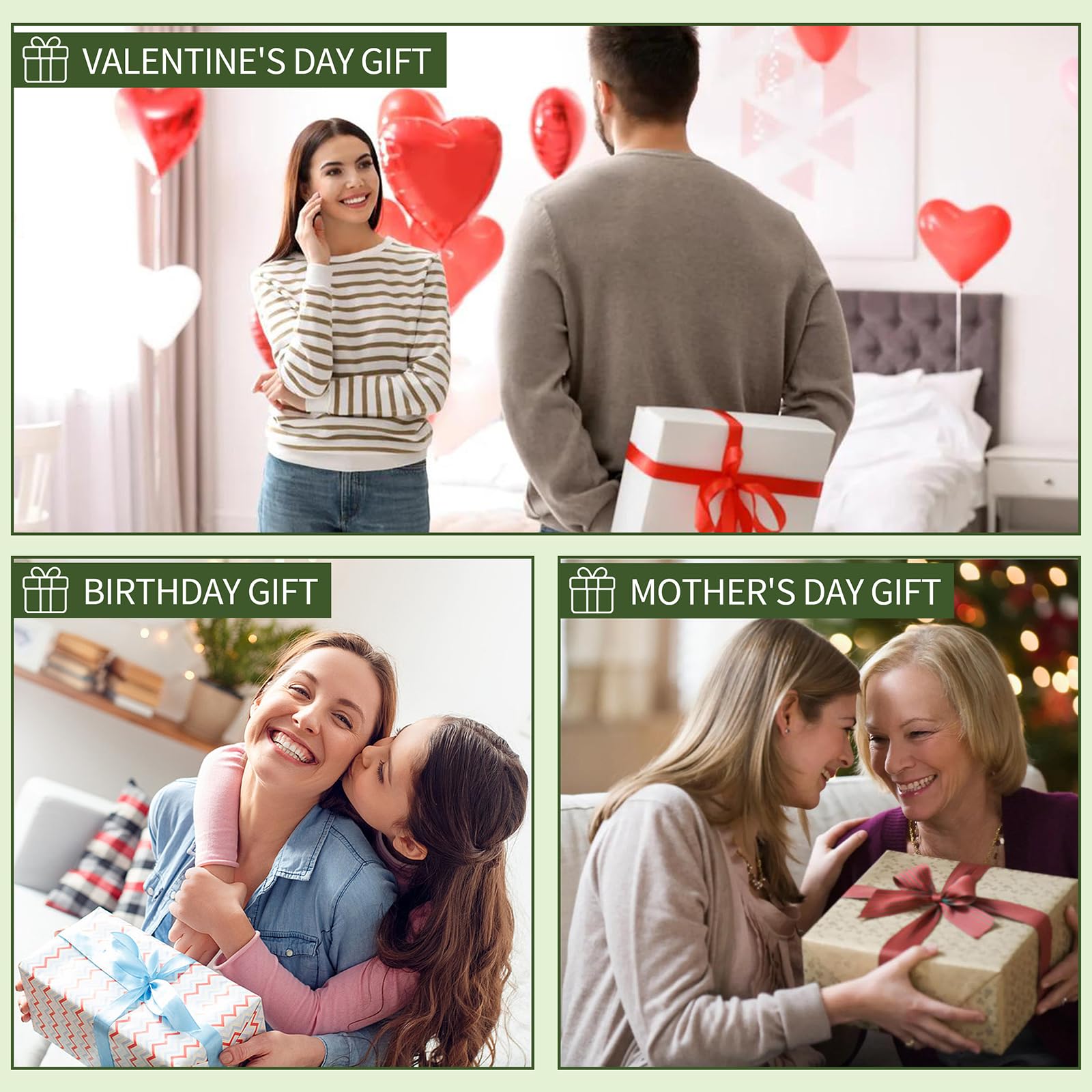 MTsigns desk-ready heart vase set makes a thoughtful gift.