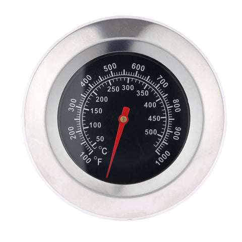 Mtsooning 3-inch face thermometer dial closeup for precise grill control