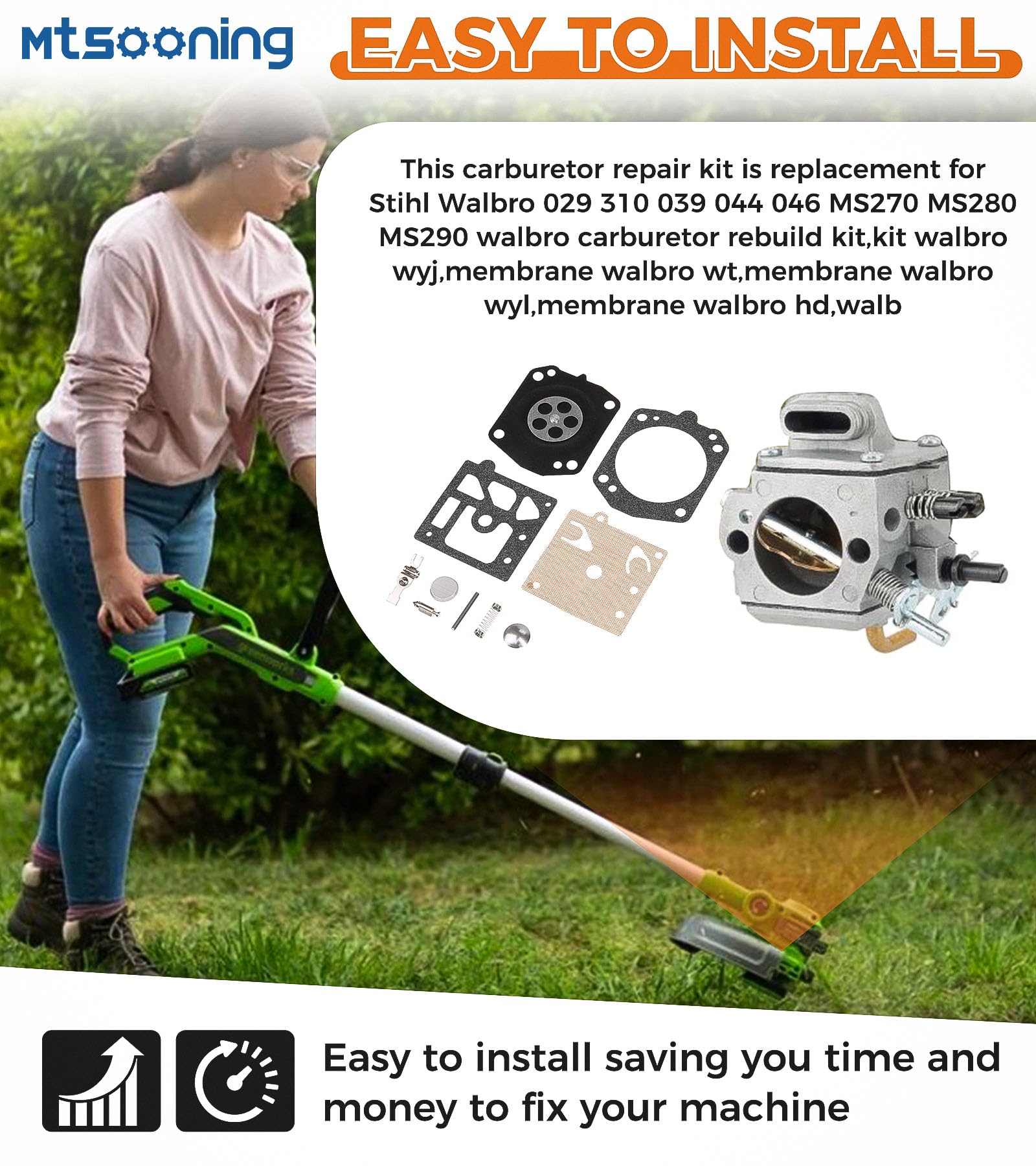 Mtsooning easy install guide supports quick maintenance and fewer spills.