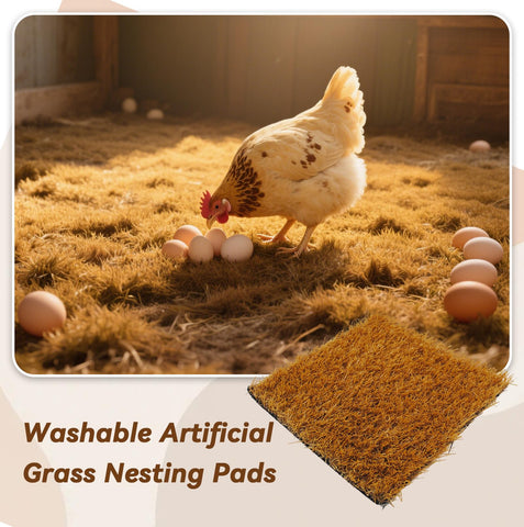 MUYG reusable chicken coop bedding, cuttable to fit nests