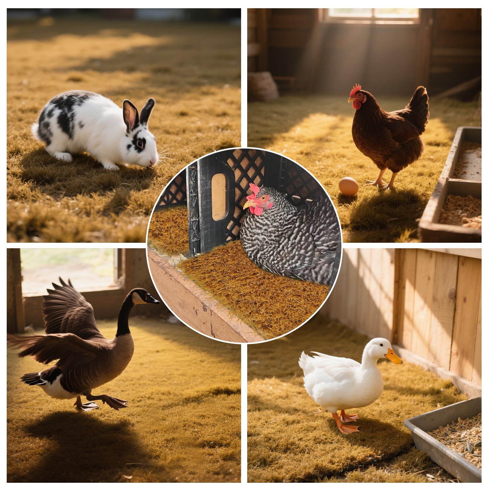MUYG six-mat pack, ready to install in your chicken coop