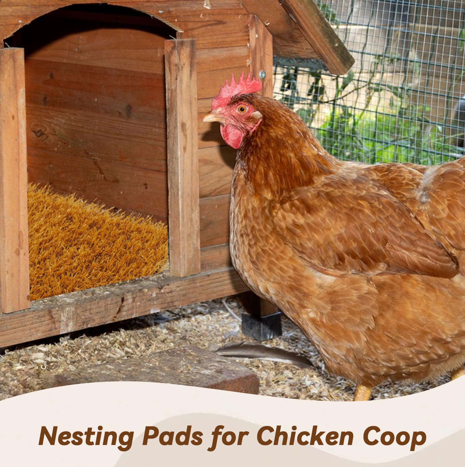 MUYG washable nesting mat with drain holes for quick drying