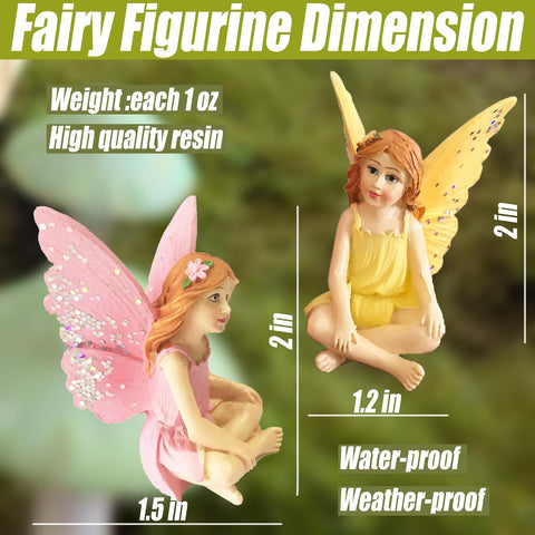 MUAMAX hand-painted resin figures add color to planters and terrariums.