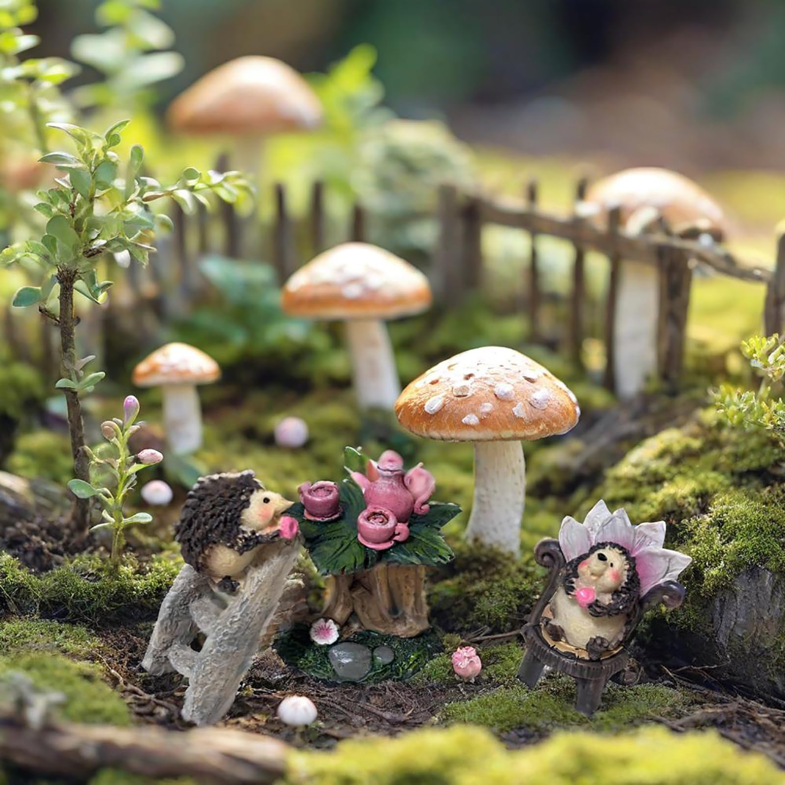 MUAMAX fairy garden set decorative pieces to enrich micro landscapes
