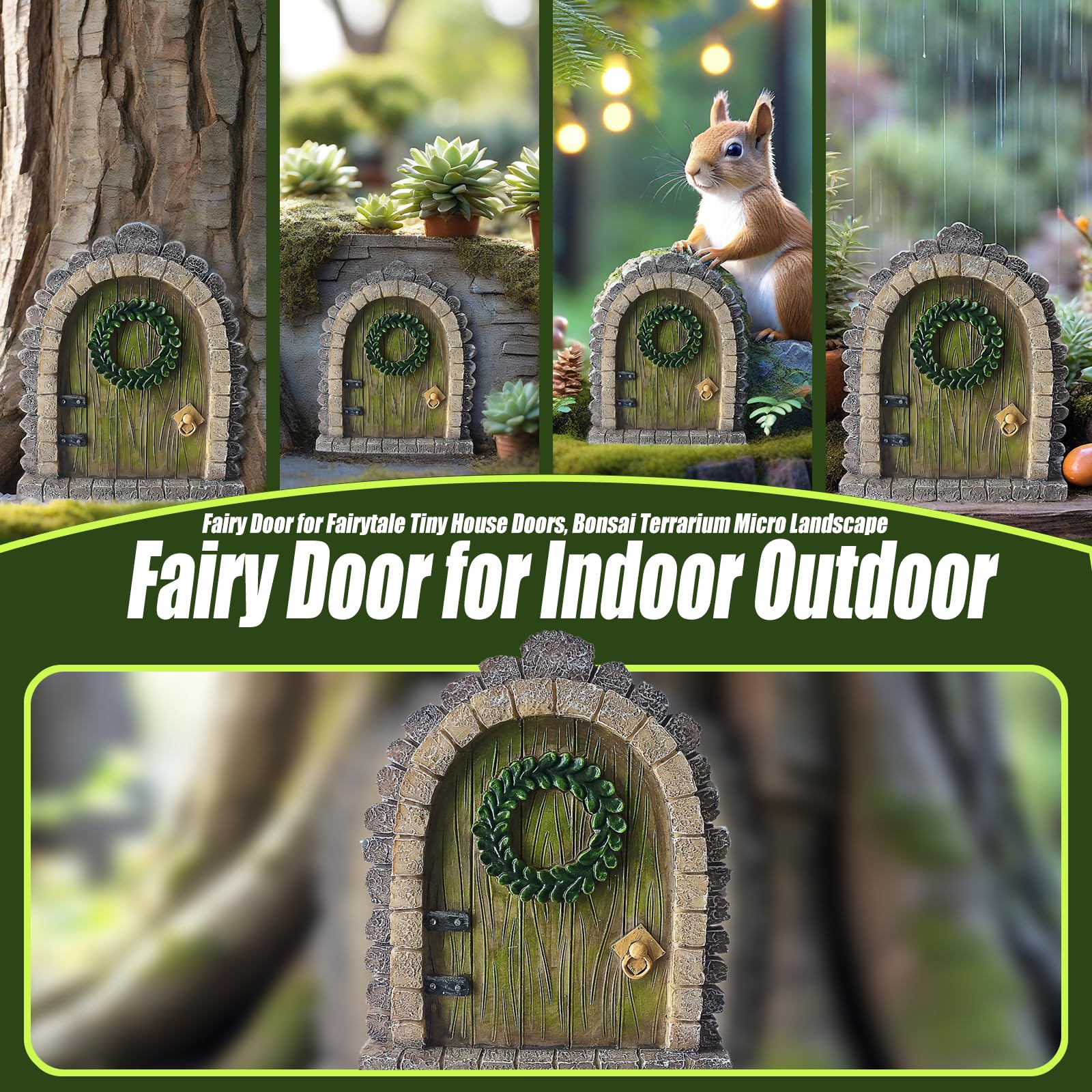 MUAMAX door is 1.18 inches wide, ideal for small fairy scenes.