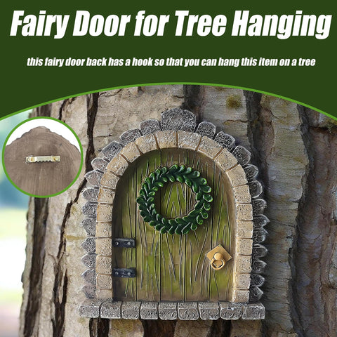 MUAMAX door measures 4.7 inches long for easy fairy garden fit.