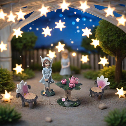 MUAMAX miniature terrain decor creates focal points in tiny garden scenes