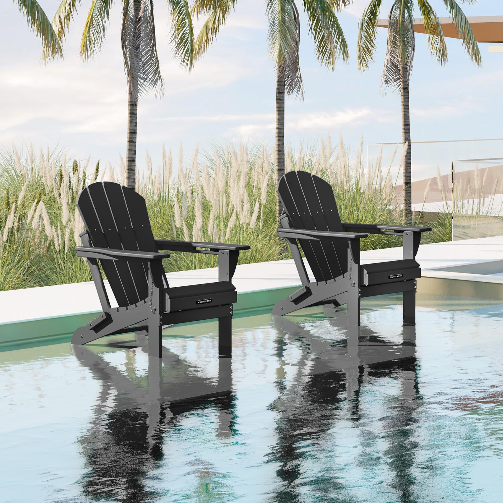 MUCHENGHY chair on sturdy legs supports up to 380 lbs.