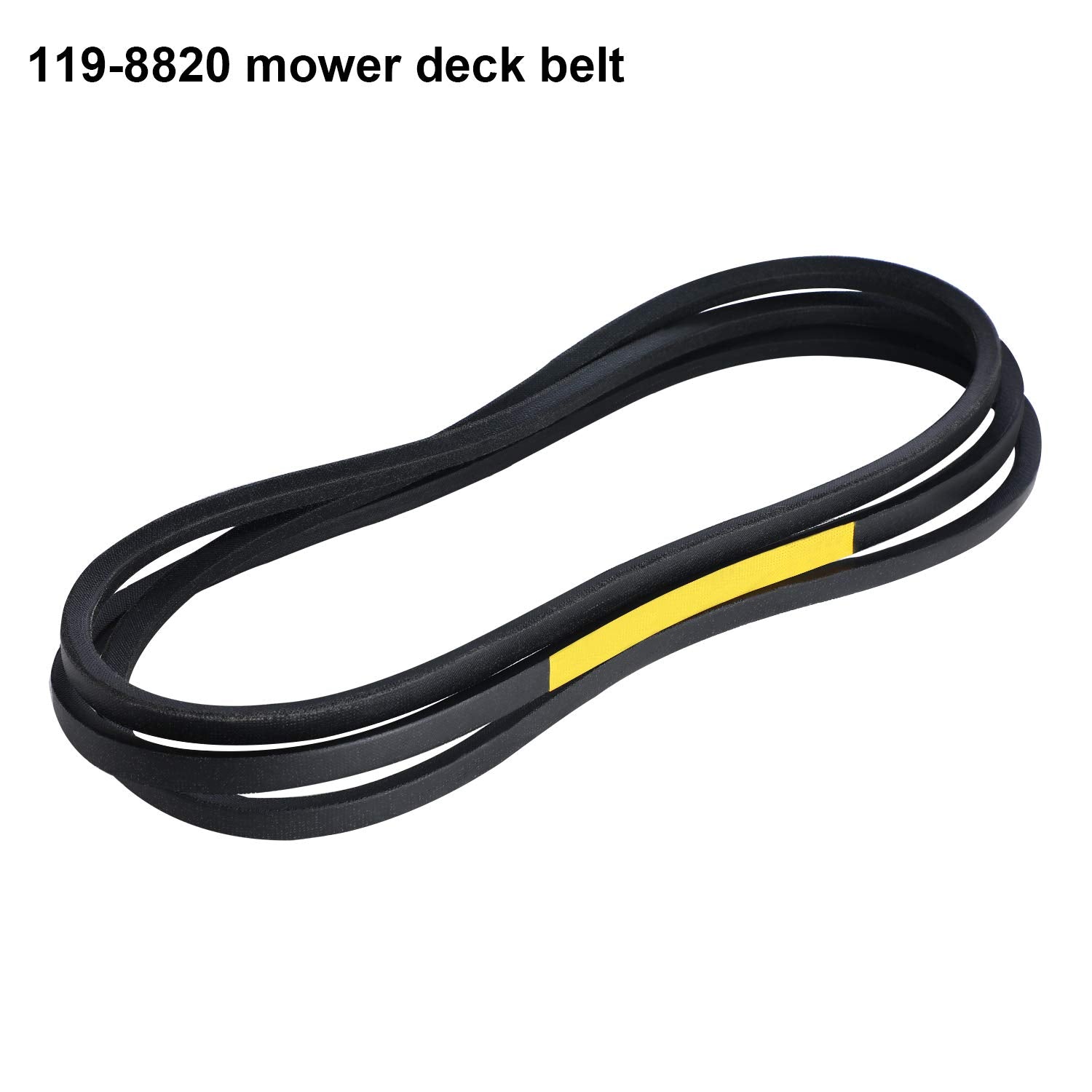 Mudder 120-3892 compatible belt ready for Toro Timecutter 50-inch deck.