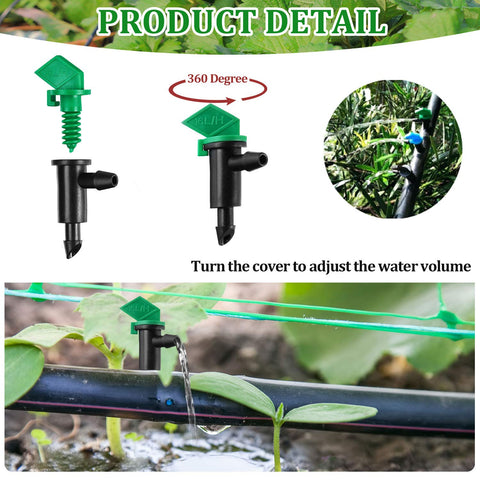 Mudder 4 GPH emitter flag delivers higher flow for dense planting