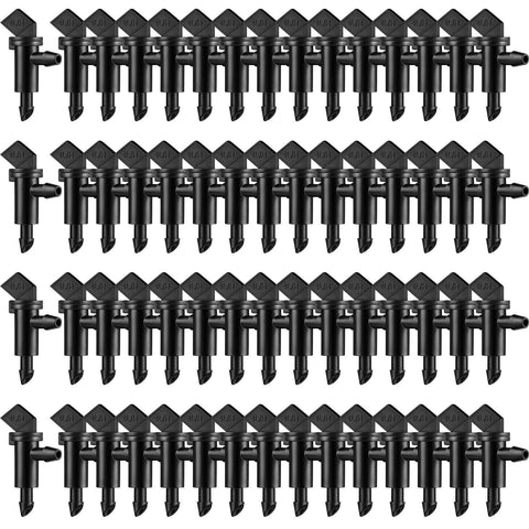 Mudder 60-piece 4GPH drip emitter with flag detail for efficient irrigation