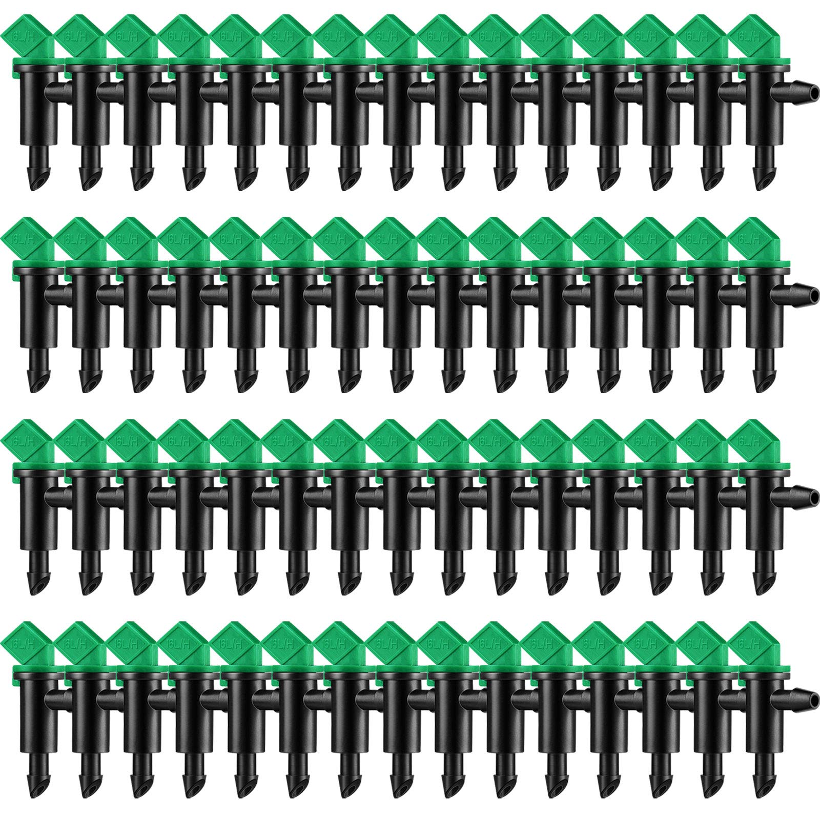 Mudder 60-piece irrigation drip emitter for precise garden watering