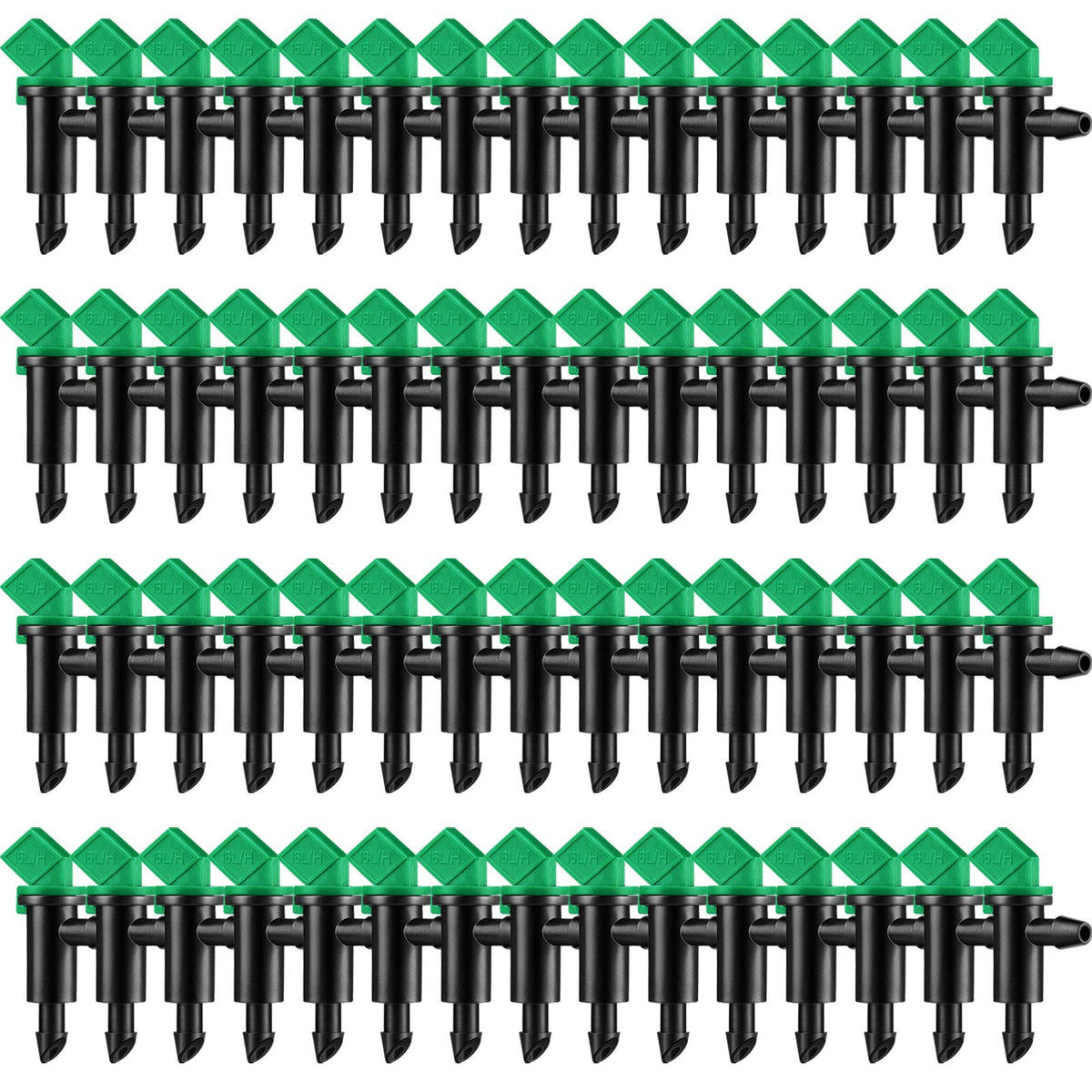 Mudder 60-piece irrigation drip emitter for precise garden watering