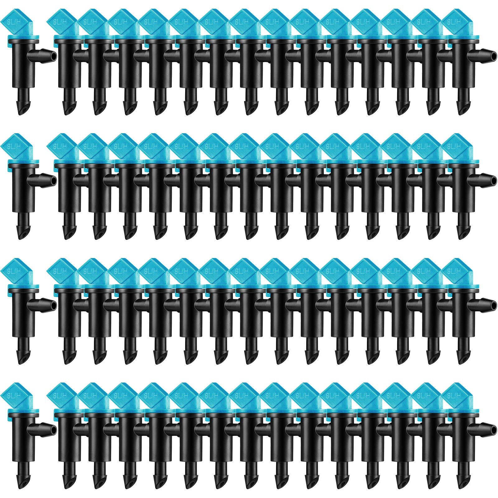 Mudder flag drippers set for efficient garden irrigation for trees and shrubs