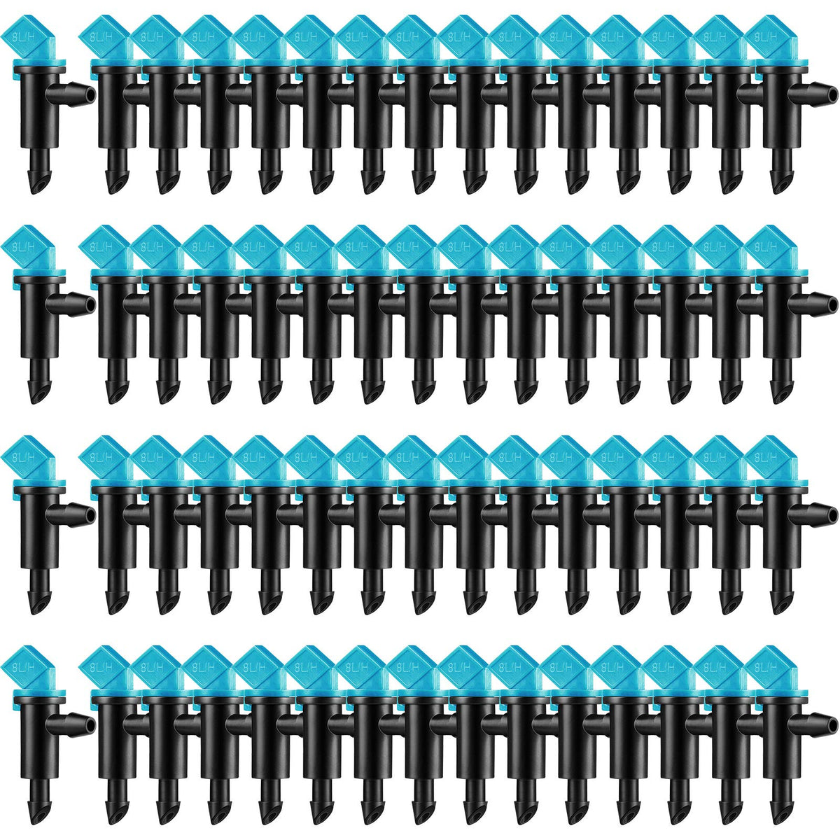 Mudder flag drippers set for efficient garden irrigation for trees and shrubs