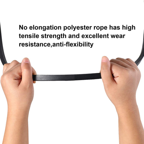 Mudder belt cross-section highlighting cotton canvas and reinforced tension.