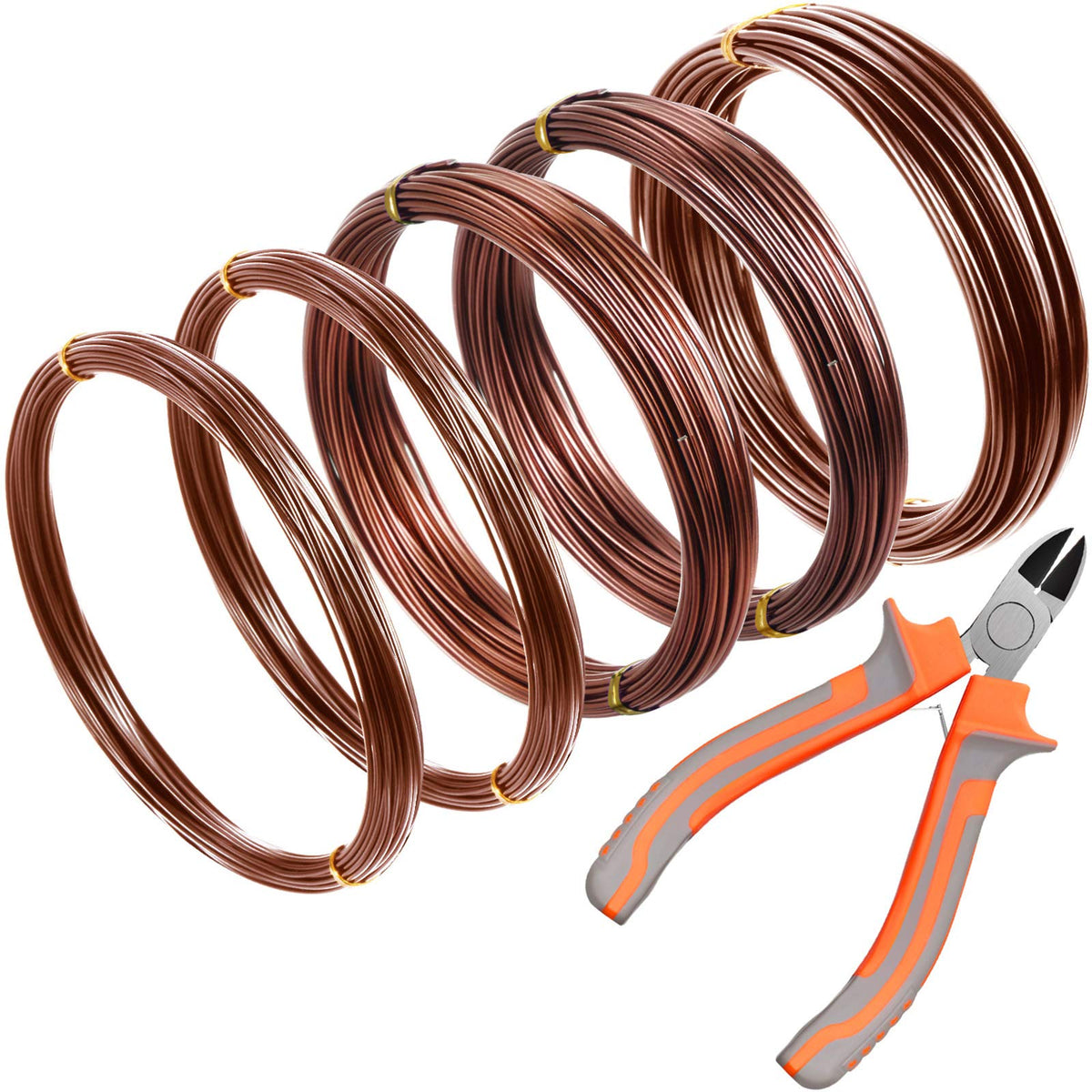 Mudder bonsai wire cutter in use for precise shaping