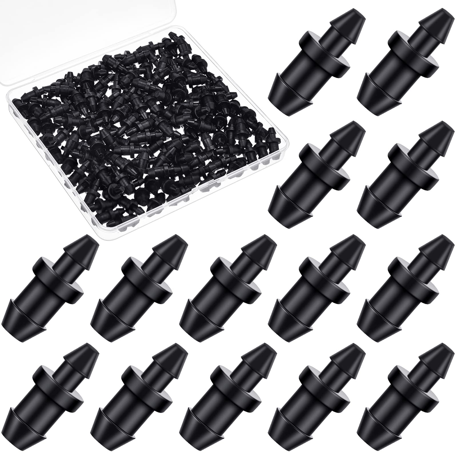 Mudder goof plug set, 150 pieces, ideal for multiple drip zones.
