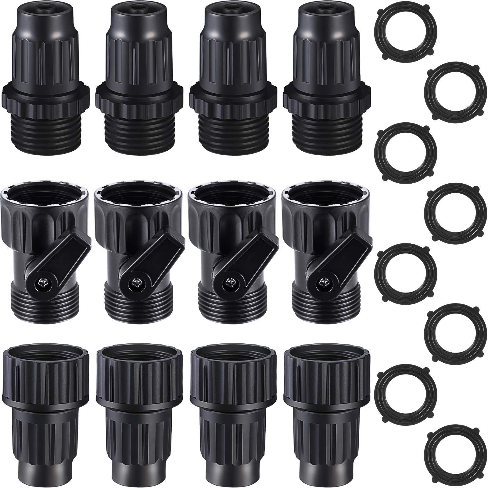 Mudder garden hose repair kit connectors provide leaks-free setup for garden watering tasks.