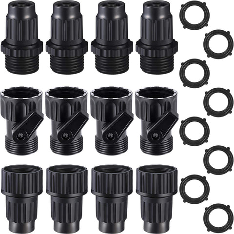 Mudder garden hose repair kit connectors provide leaks-free setup for garden watering tasks.