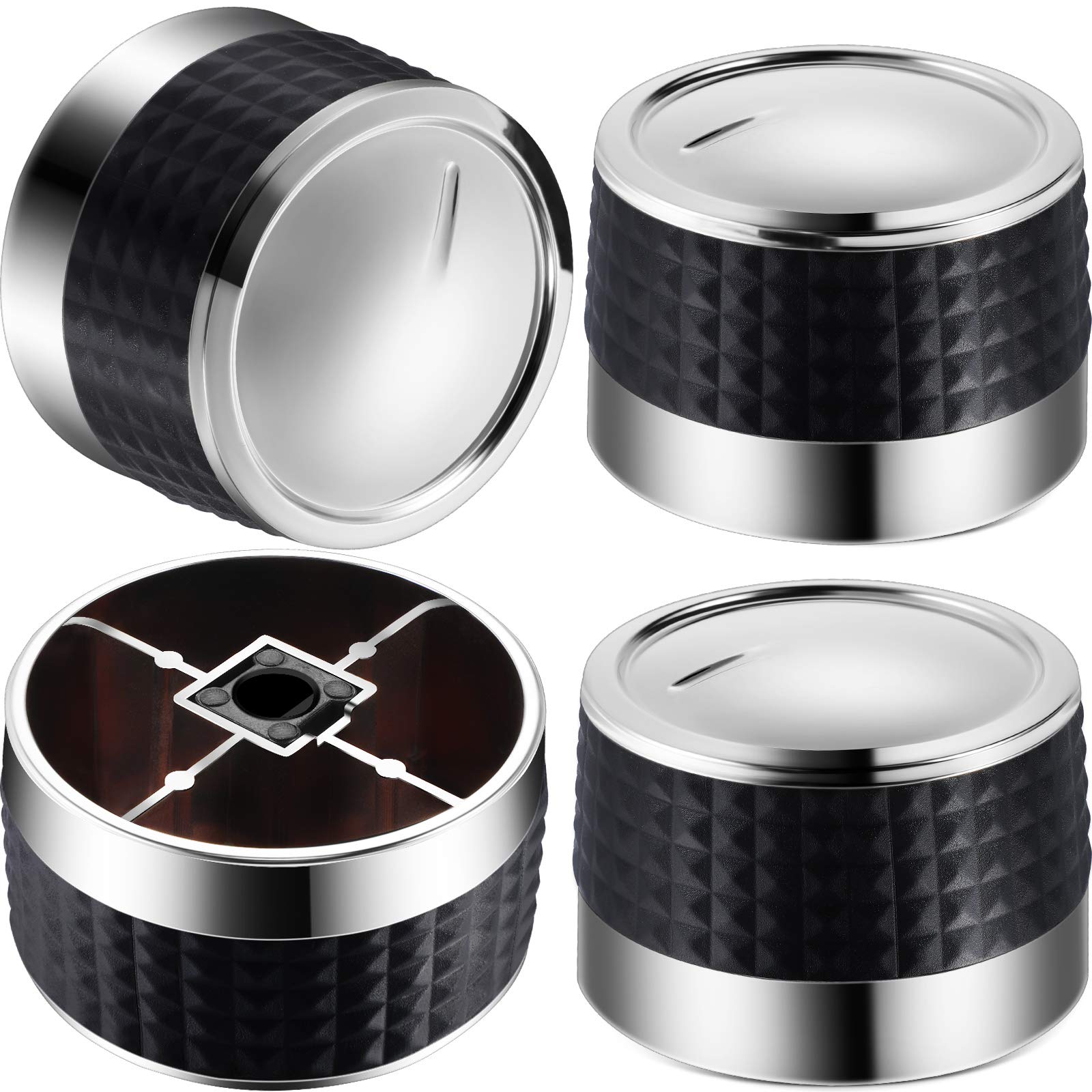 Mudder gas grill knob chrome for precise flame control on compatible grills.