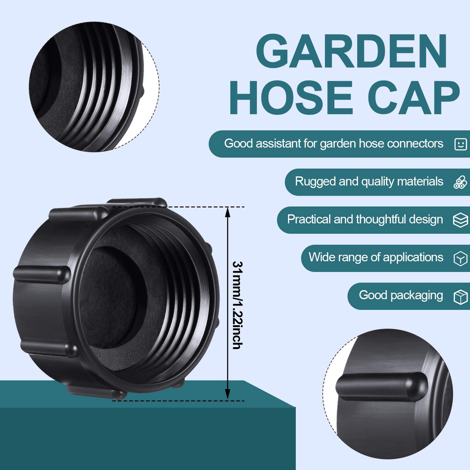 Mudder rubber gasket 16 pieces provide durable seals for irrigation