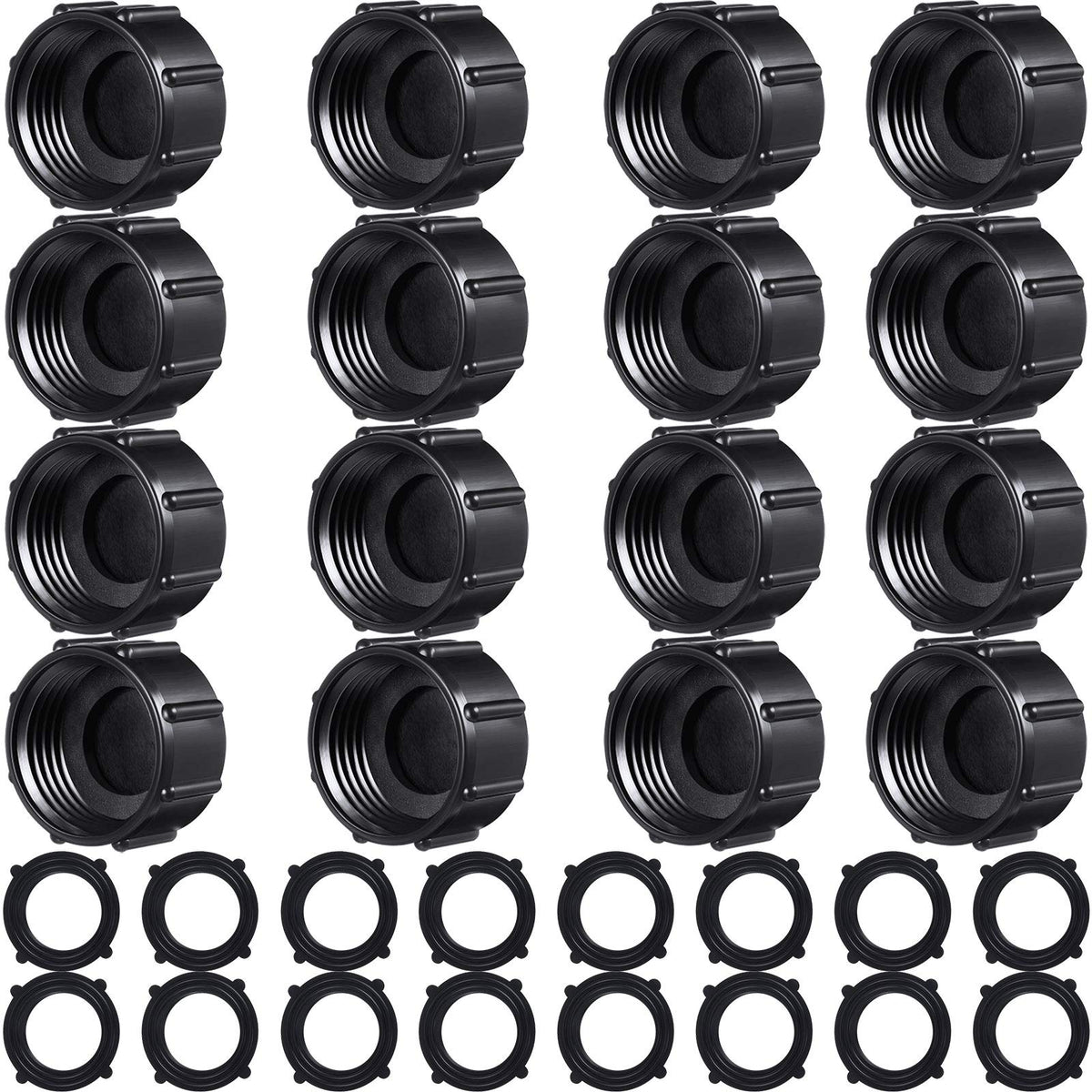 Mudder hose cap set for quick end-cap replacement and leak prevention