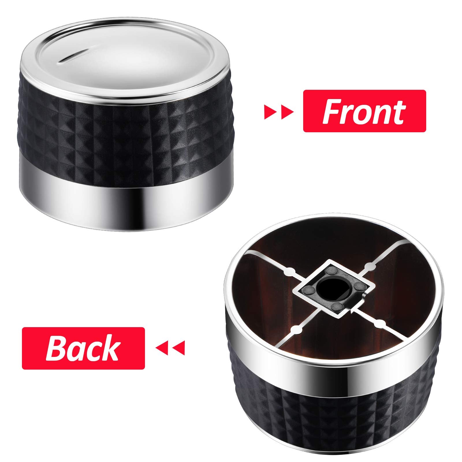 Mudder knob with easy, tool-free installation and grip-friendly design.