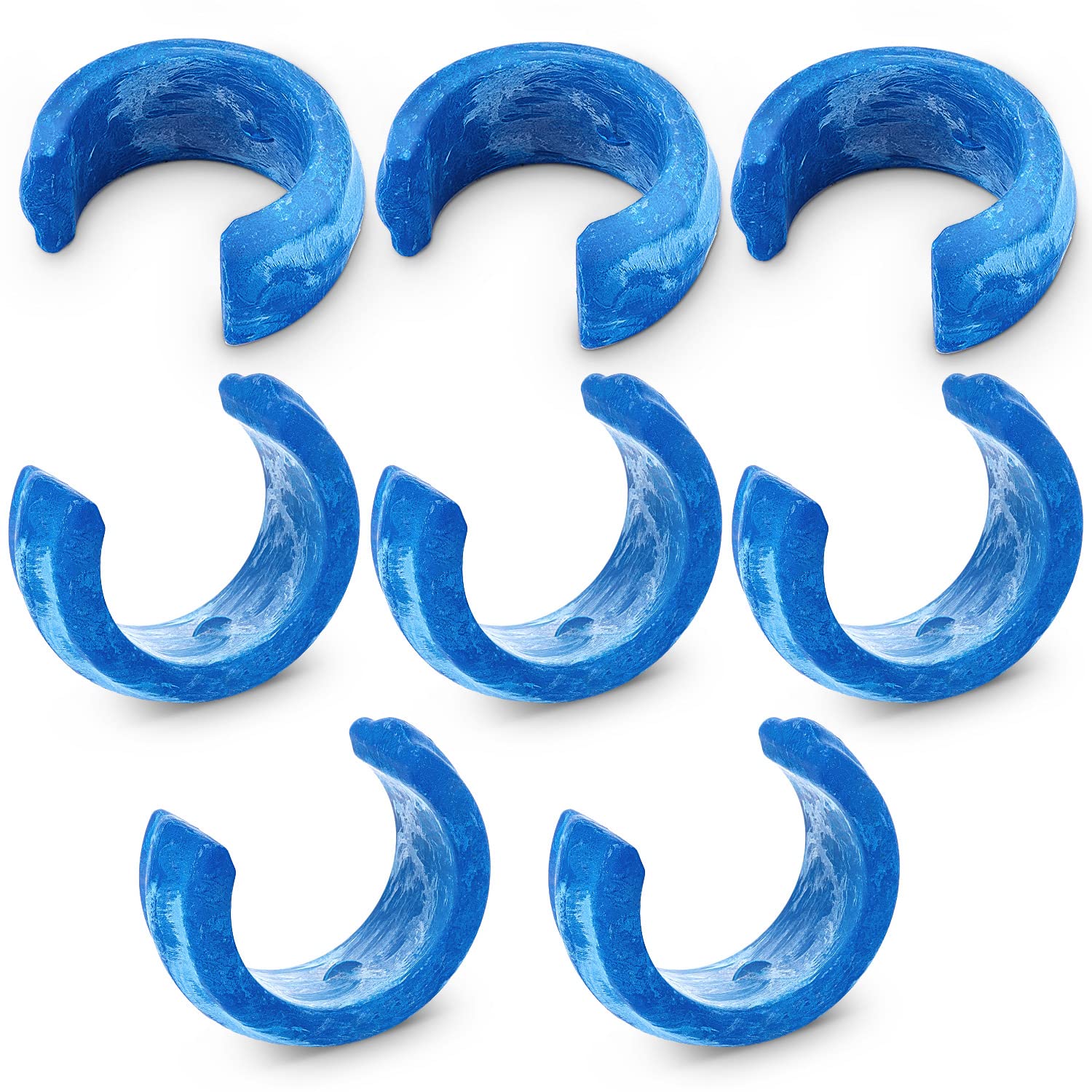 Mudder universal 8-pack pool hose weights for sinking action and cleaner performance
