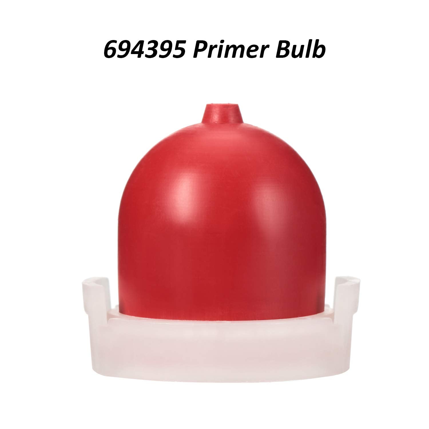 Durable rubber primer bulb designed for long service in 3.5–6.75 hp Quantum and Intek engines.