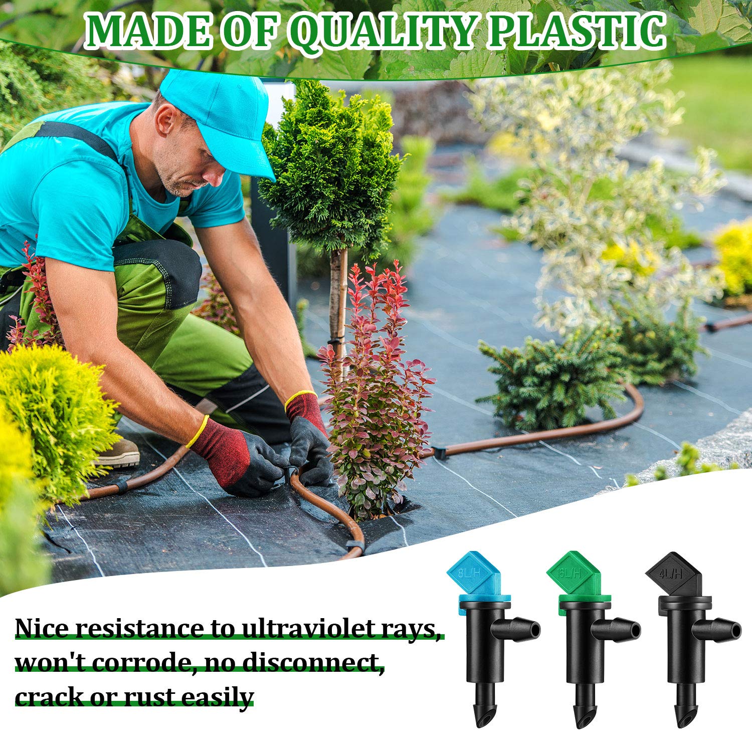 Mudder ready irrigation kit for easy setup and maintenance
