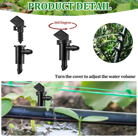 Mudder shut-off valve detail supports adjustable watering for precise plant care