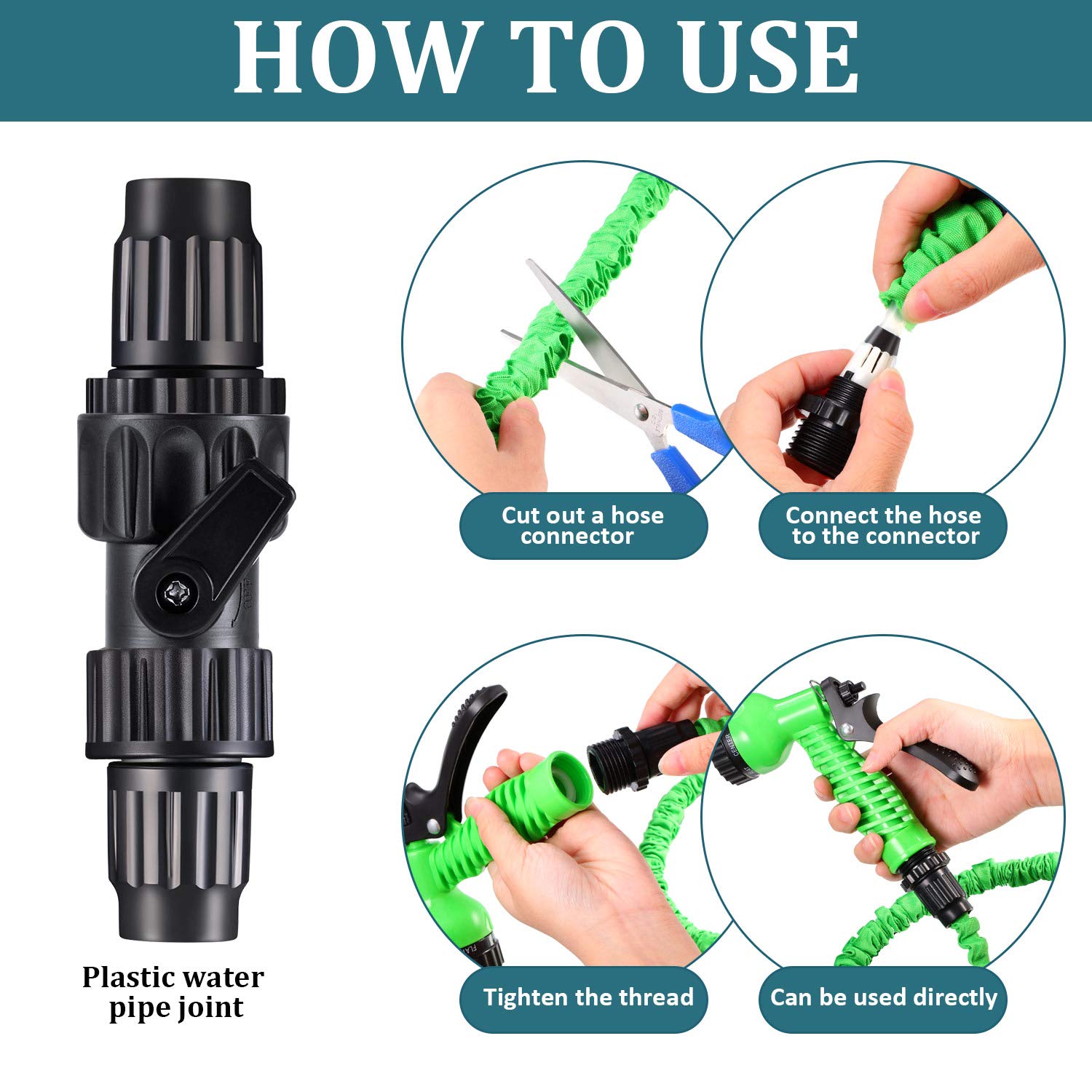 Mudder shut-off valve close-up shows easy water control during tasks.