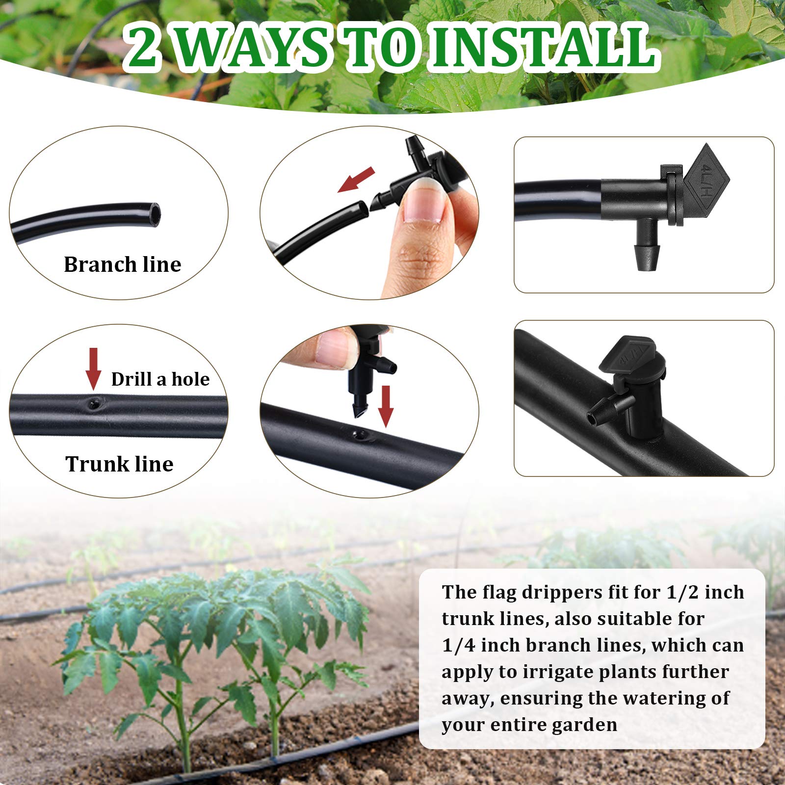 Mudder UV-resistant plastic dripper highlights long-lasting outdoor performance