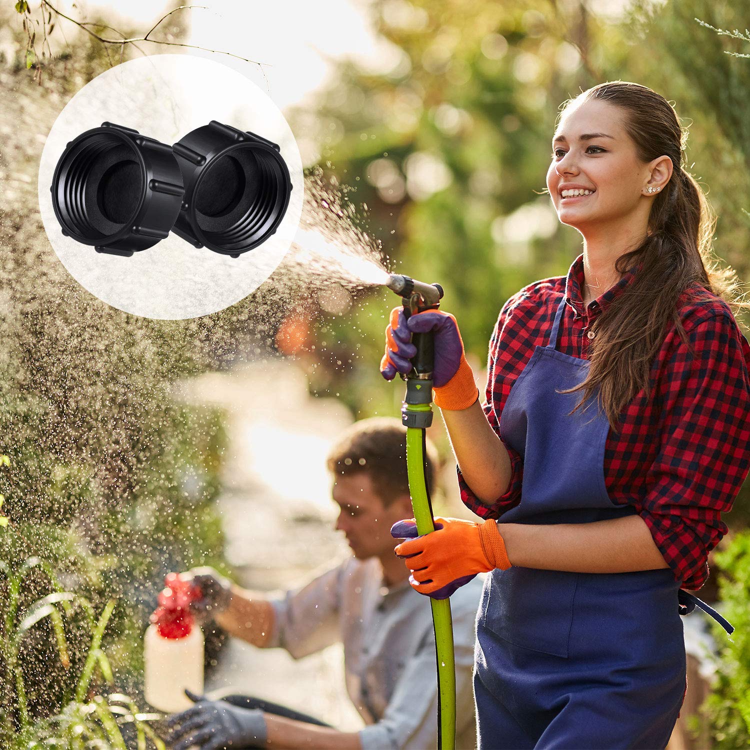 Mudder water-leak prevention gasket helps reduce drips during watering