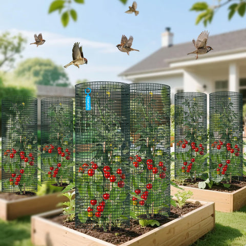 Muderek sturdy stakes and ties support secure garden installations