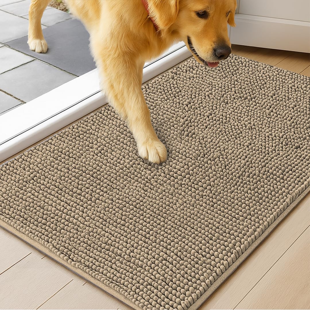 MudGuard Mat absorbs muddy paws at the door for cleaner entryways.