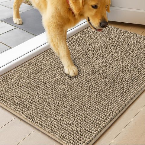 MudGuard Mat absorbs muddy paws at the door for cleaner entryways.
