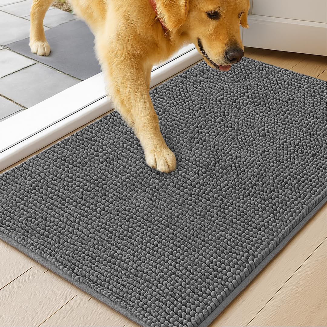 MudGuard Mat dog door mat paws traps mud and dries paws at entry
