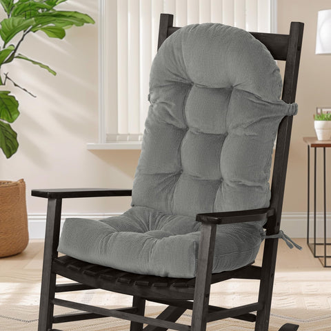 Mudilun Adirondack backrest cushion with tufted design for relaxed outdoor lounging.