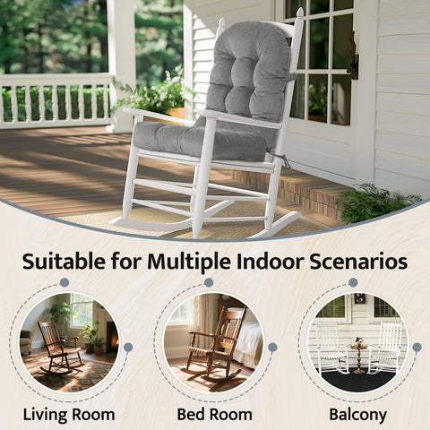 Mudilun cushion with straps secures chairs for stable seating.
