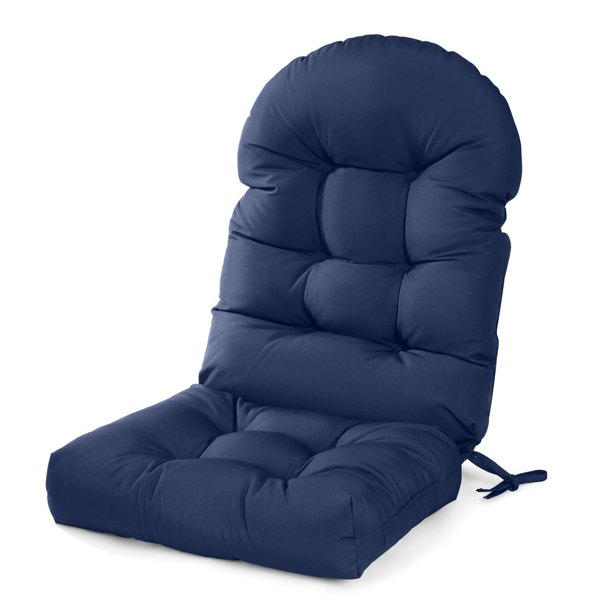 Mudilun Adirondack cushion back: supportive high back for comfortable outdoor lounging.