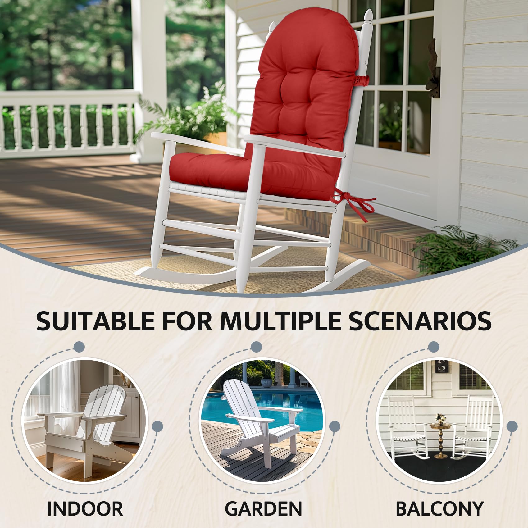 Mudilun outdoor fabric shows colorfast, splash-proof durability.