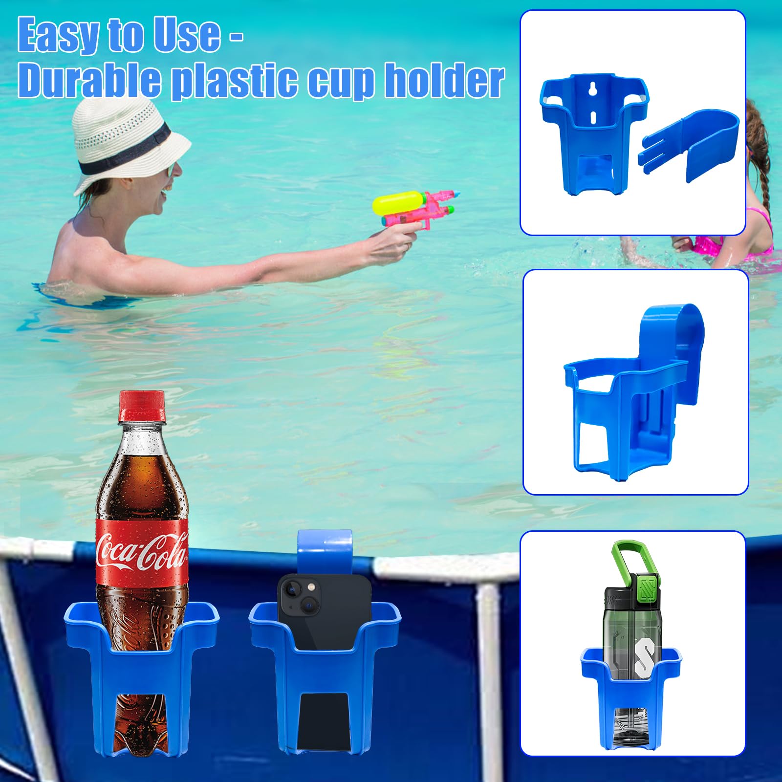 Mueisytp multipurpose holder stores sunscreen or phone within reach