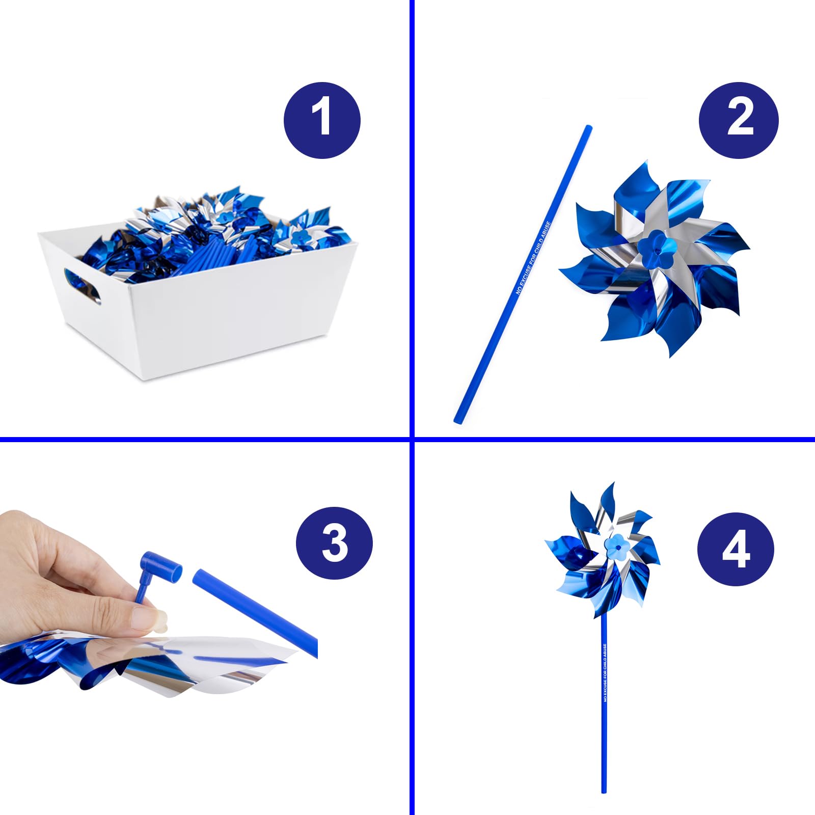 Muka blue pinwheel in outdoor garden enhances curb appeal.