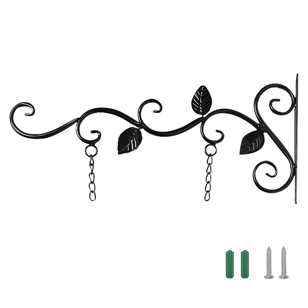 Muka Hanging Sign Bracket front view shows sturdy metal construction for durable wall displays.