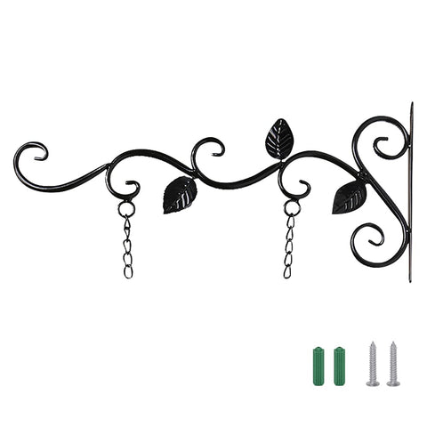 Muka Hanging Sign Bracket front view shows sturdy metal construction for durable wall displays.