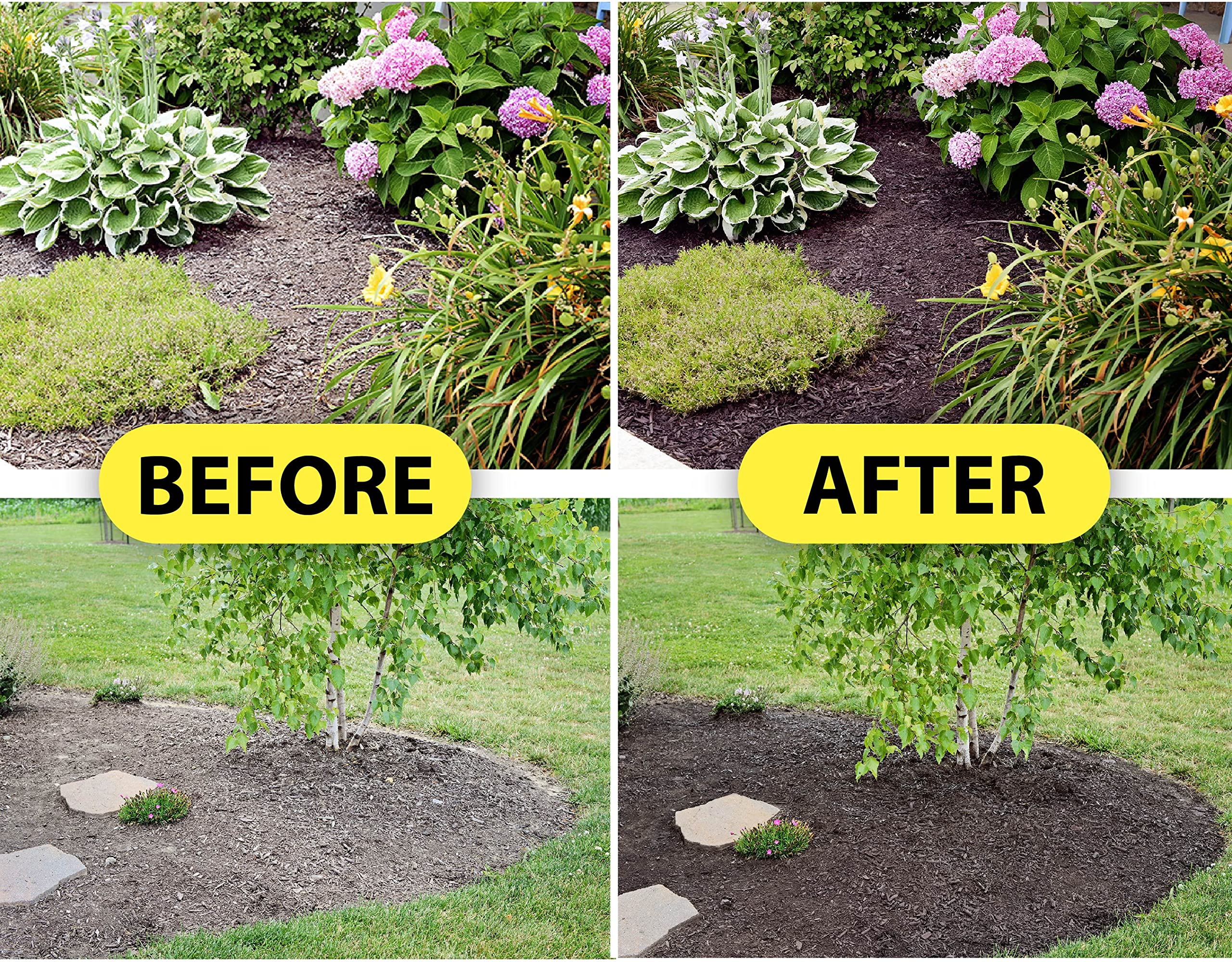 Professional-grade Mulch Worx results at a lower cost than contractors