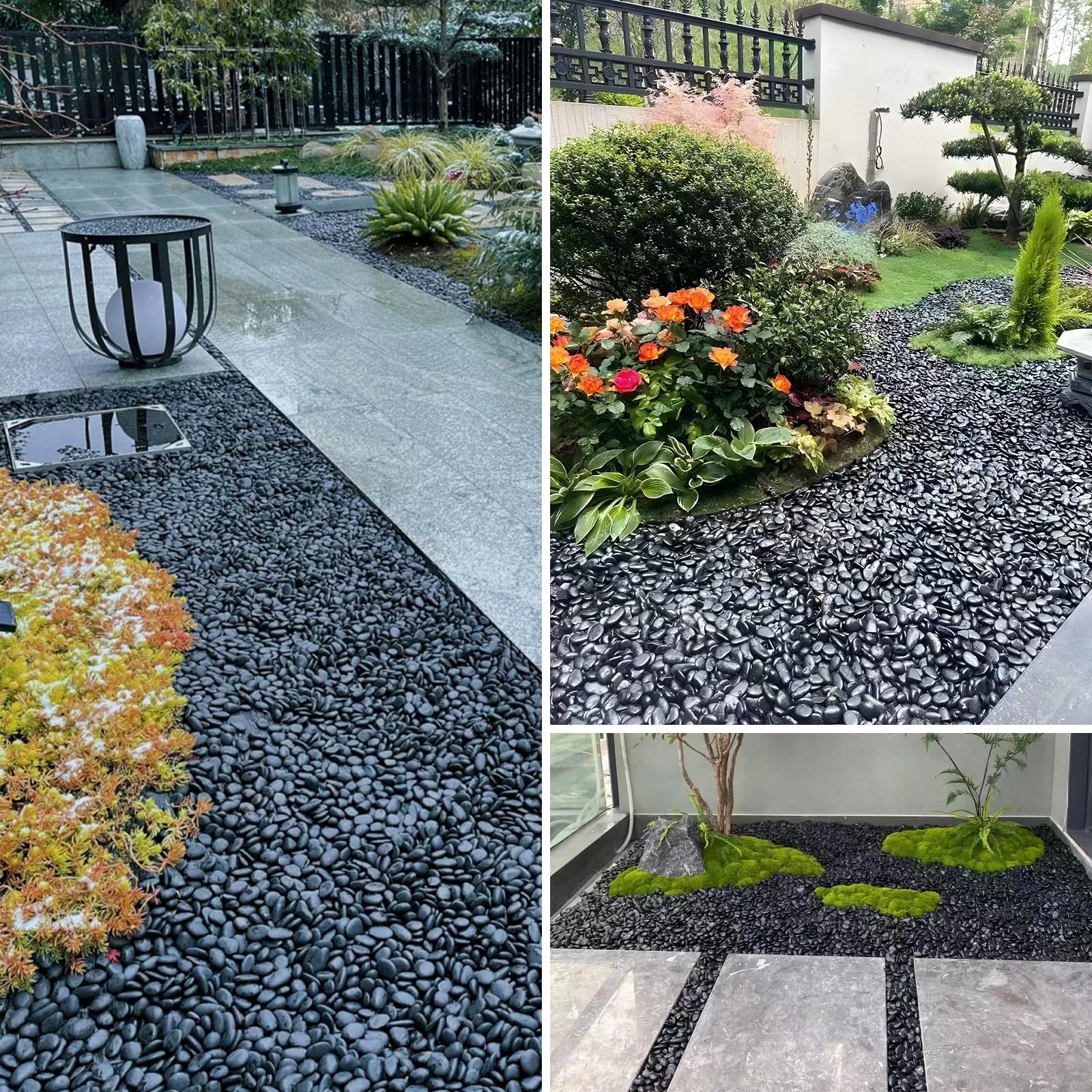 Mulctun polished rocks for aquariums and pools – durable, visually striking.