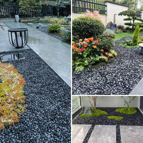 Mulctun polished rocks for aquariums and pools – durable, visually striking.